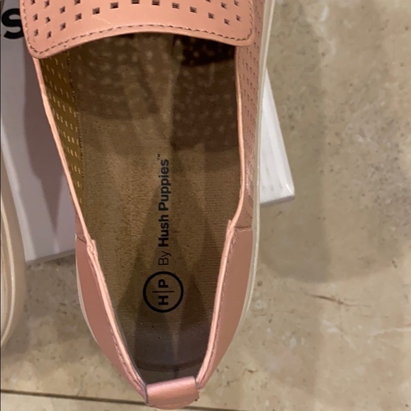 Blush Hush Puppies slip ons size 9 - Picture 7 of 11
